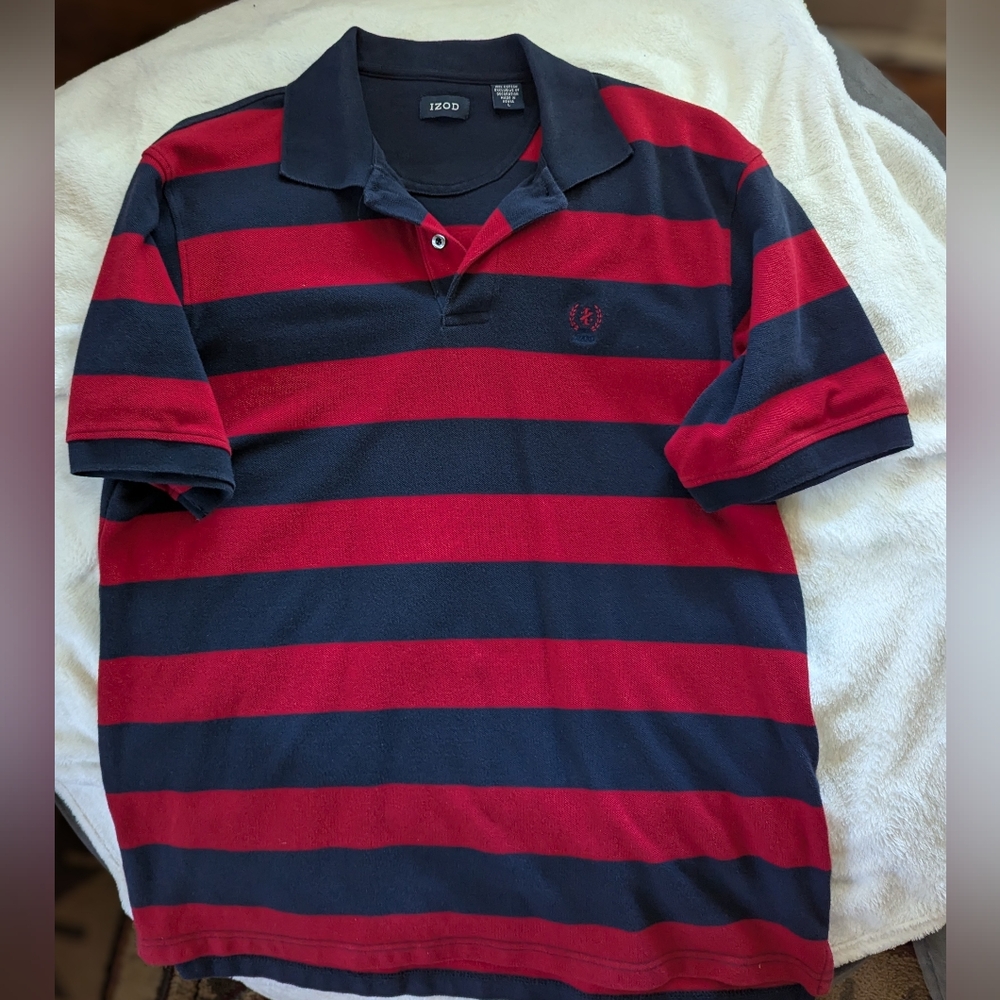 Men's IZOD Casual Shirt L - Picture 2 of 5